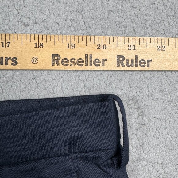 Uniqlo Short Men Size XXL Navy Blue Strech Slim Fit Short Cotton Twill 10" Insea - Picture 7 of 11